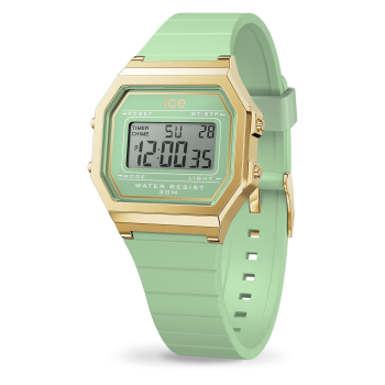 ICE digit retro Lagoon green